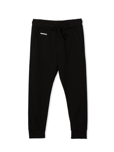 Dsquared2 Sport Edtn.07 Logo-print Track Pants In Nero