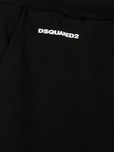 Dsquared2 Sport Edtn.07 Logo-print Track Pants In Nero
