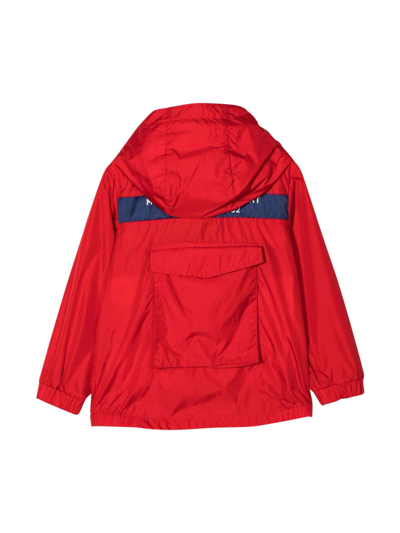 Shop Moncler Red Jacket Unisex In Rosso