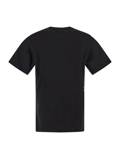 Shop Marine Serre Moon Print T-shirt By  In Black