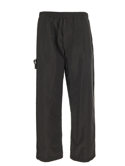 Shop Prada Trousers  Re-nylon In Black