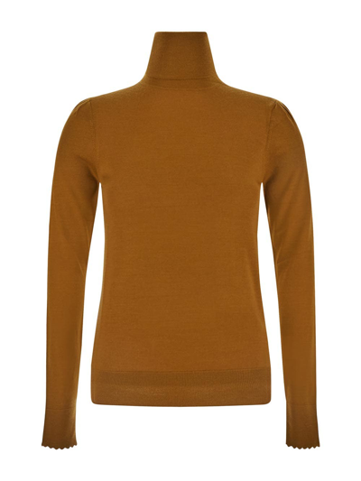 Shop Chloé Pullover Dusty Camel In Brown