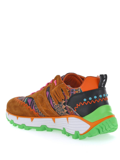 Shop Etro Sneakers In Multicolor