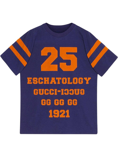 Shop Gucci Eschatology T-shirt In Blue