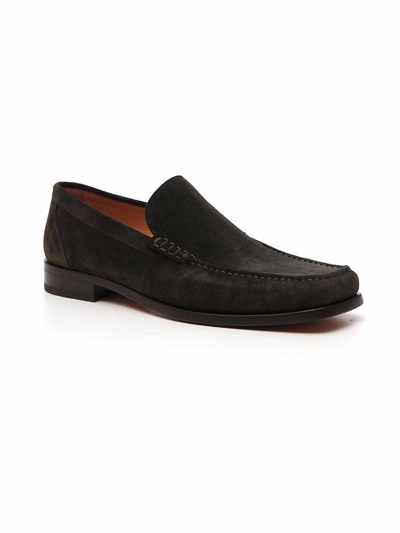 Shop Dorya Forest Green Leather/calf Suede Lucas Square-toe Loafers From  Featuring Leather Lining| Square