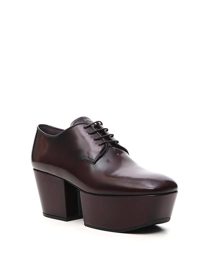Shop Prada Lace-up In Brown