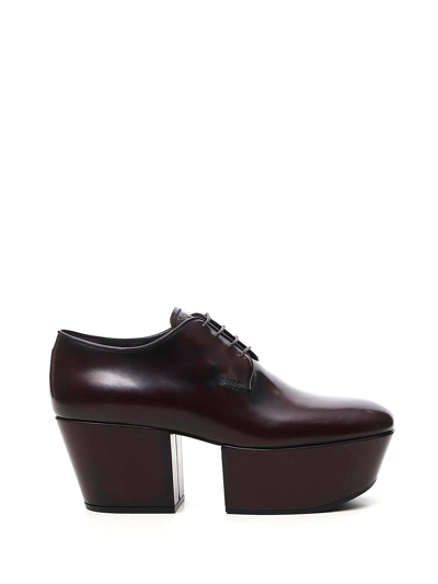 Shop Prada Lace-up In Brown