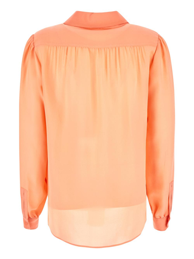 Shop Saint Laurent Blouse Woman In Orange