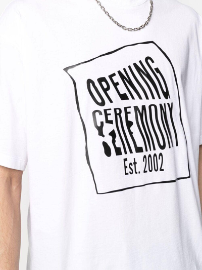 Shop Opening Ceremony Warped Logo Cotton T-shirt