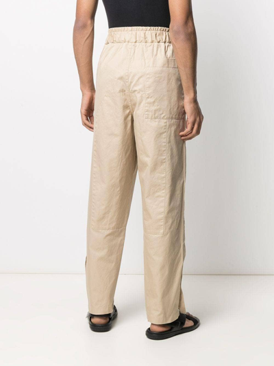 Shop Jil Sander Straight-leg Pull-on Trousers
