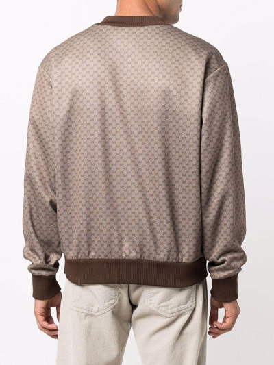 Shop Gucci Multicolor Sweatshirt Man In Brown