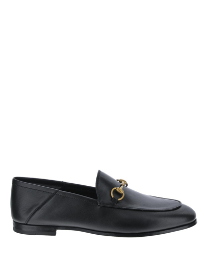 Shop Gucci Horsebit Loafer In Black