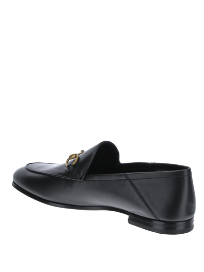 Shop Gucci Horsebit Loafer In Black