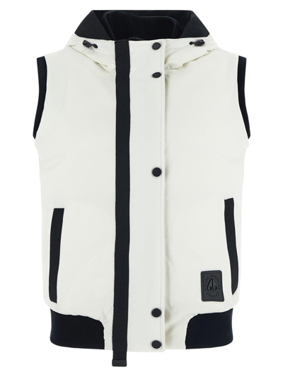Shop Moose Knuckles Afton Vest Jacket In White