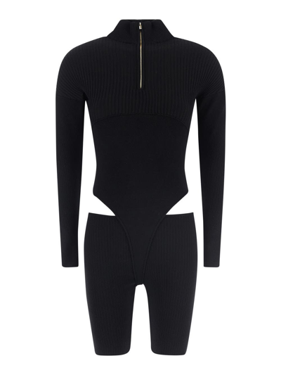 Shop Jacquemus Le Body Bormio In Black