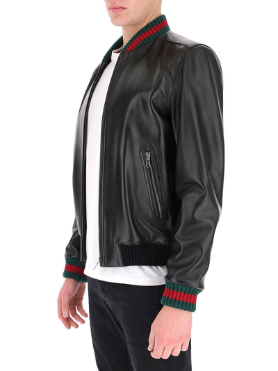 Shop Gucci Jacket With Web