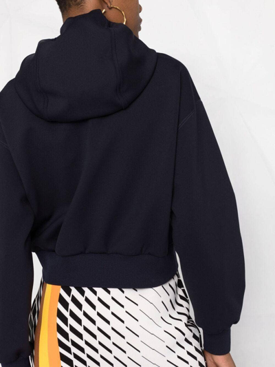 Shop Stella Mccartney Logo-print Scuba Hoodie