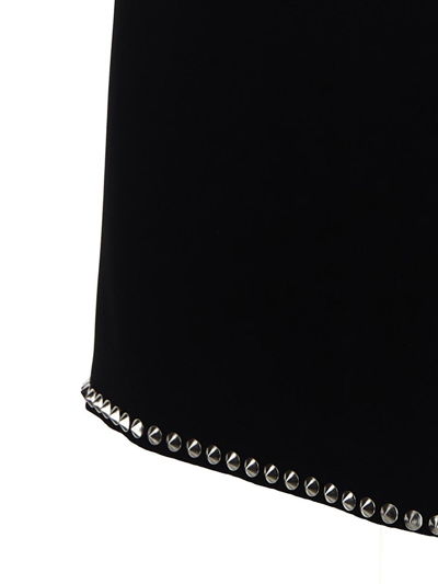 Shop Miu Miu Mini Skirt In Black