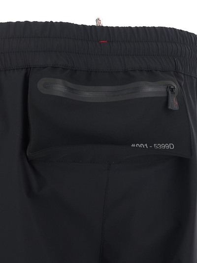 Shop Moncler Track Pants Man  In Black