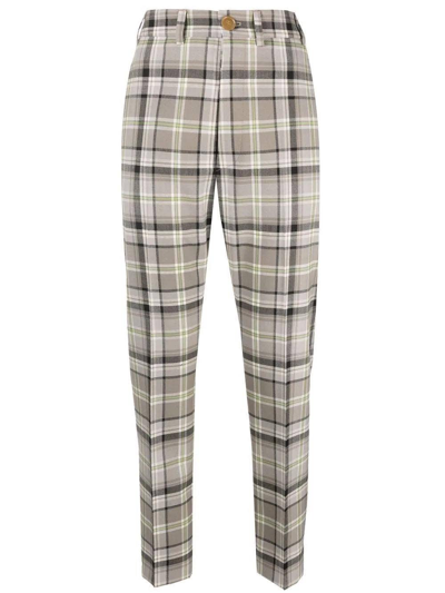 Shop Vivienne Westwood Multicolor Check Pants