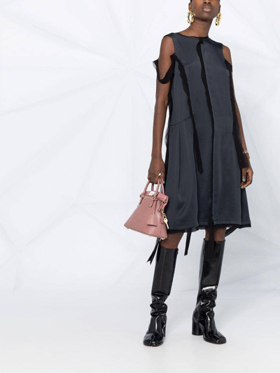 Shop Maison Margiela Asymmetric Distressed-effect Dress