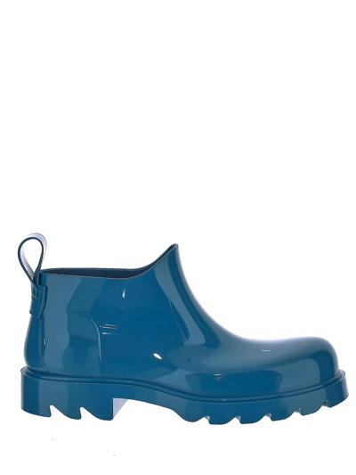 Shop Bottega Veneta Stride Boots In Blue