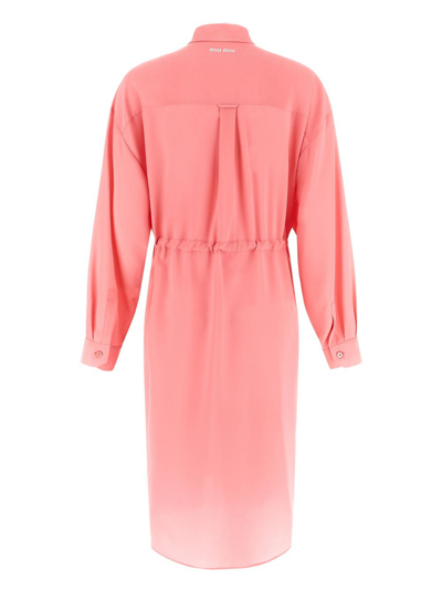 Shop Miu Miu Dress In Pink