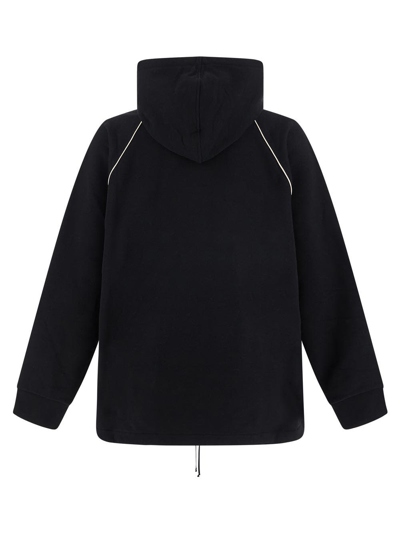 Shop Gucci Web Sweatshirt In Black