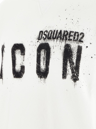 Shop Dsquared2 Sweatshirt In White