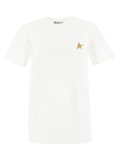 Shop Golden Goose Star Regular T-shirt In White