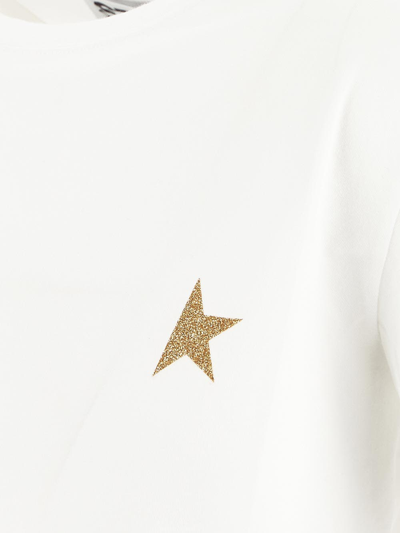 Shop Golden Goose Star Regular T-shirt In White