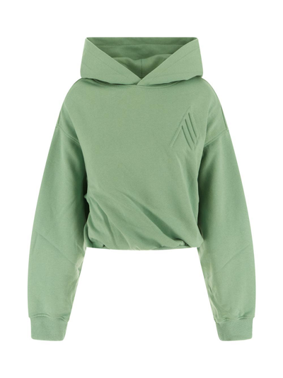 Shop Attico Maeve Sweatshirt In Green