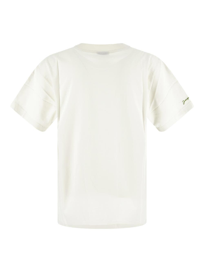 Shop Jacquemus Le Tshirt Randonnee In White