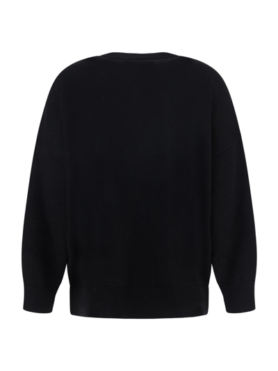 Shop Loewe Multicolored Sweatshirt In Black