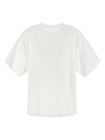 Shop Loewe Anagram Oversize T-shirt In White