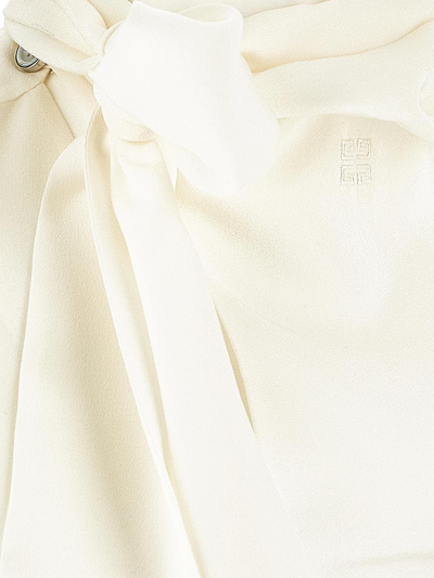 Shop Givenchy Shirt Silk In White