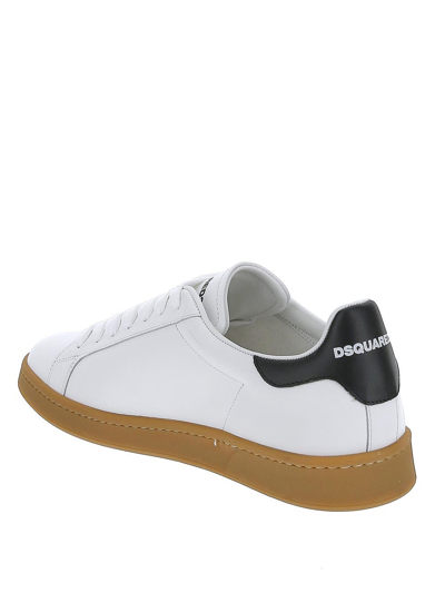 Shop Dsquared2 Boxer Sneaker In White