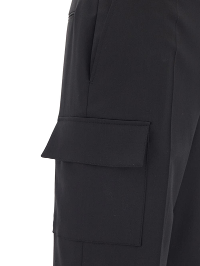 Shop Valentino Cargo Trouser In Black