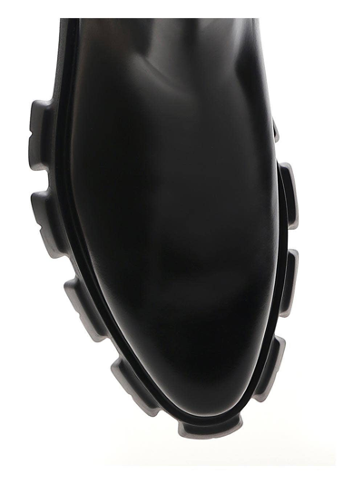 Prada Black Calfskin Chelsea Boots