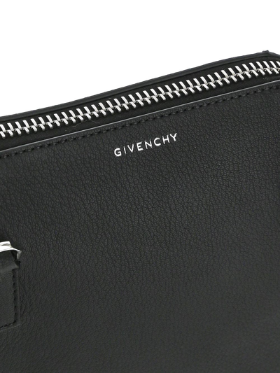 Shop Givenchy Antigona Messenger Bag In Black