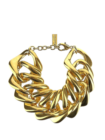 Shop Saint Laurent Bracelet Chaine E Brass Metal