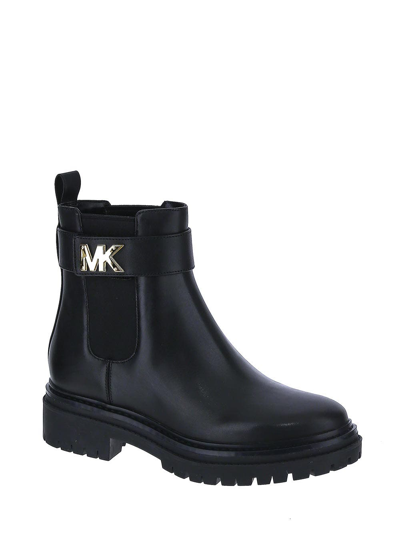 Shop Michael Michael Kors Stark Ankle Boot In Black