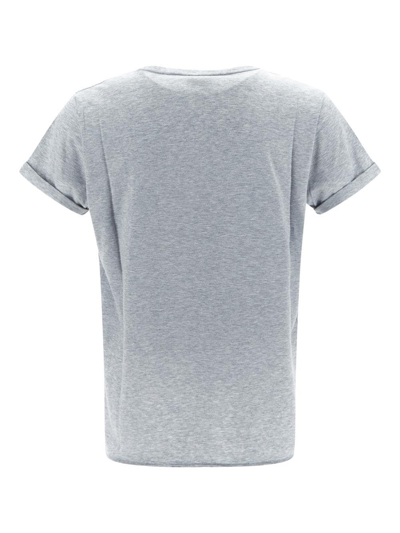 Shop Saint Laurent T-shirt Man In Grey