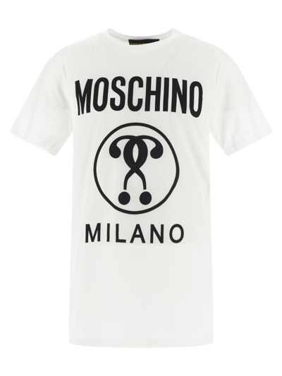 Shop Moschino T-shirt Man In White