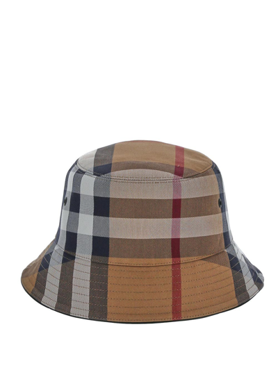 Shop Burberry Bucket Hat In Brown