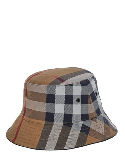 Shop Burberry Bucket Hat In Brown