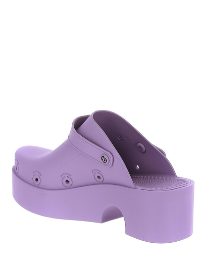 Shop Xocoi Low Sandals Woman In Purple