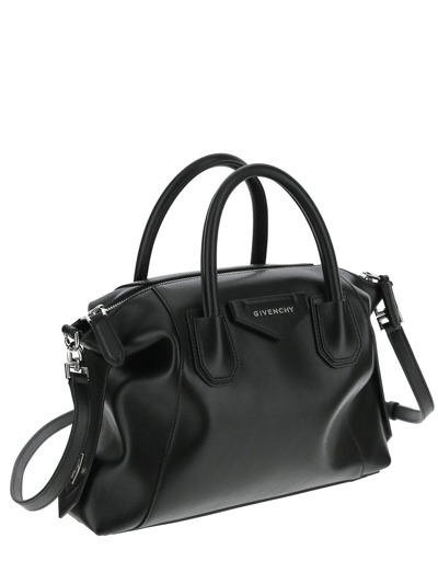 Shop Givenchy Soft Small Bag In Black