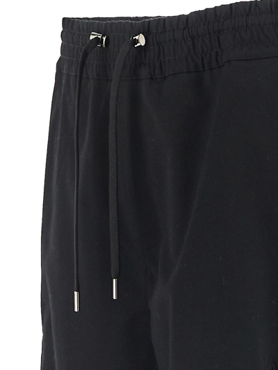 Shop Neil Barrett Loose Low Rise Cargo Shorts In Black