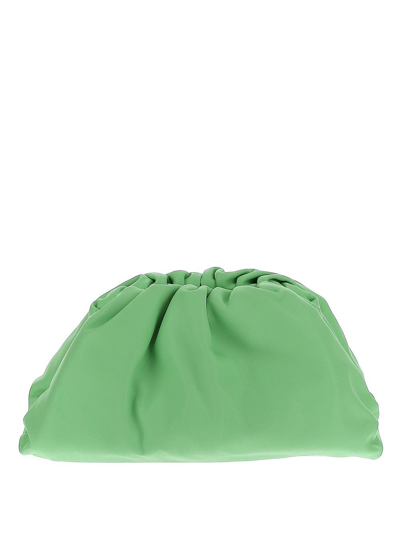 Shop Bottega Veneta The Pouch Clutch Bag In Green